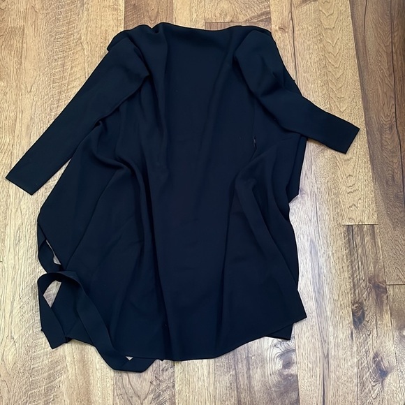 NWT Diane Von Furstenberg Women’s Black Long Cardigan Size S - Picture 5 of 6
